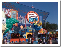 The Simpsons Ride at Universal Studios